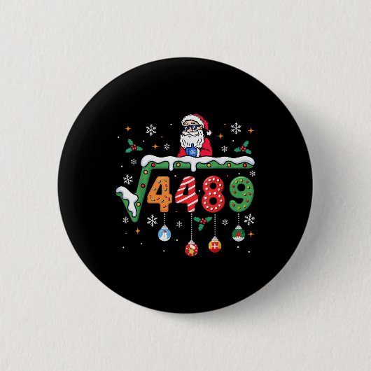 Grappige 67 Meme Vierkantswortel 4489 Slang Wiskun Ronde Button 5,7 Cm (Voorkant)