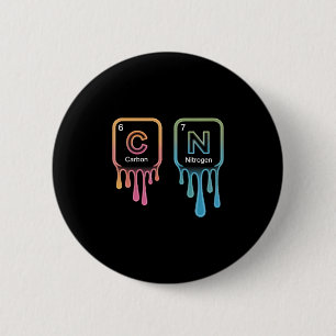 Grappige 67 Meme Wetenschap Chemie Nerd Humor Peri Ronde Button 5,7 Cm