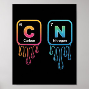 Grappige 67 Meme Wetenschap Scheikunde Nerd Humor Poster