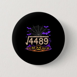 Grappige 67 Meme Wiskunde Docent 6 7 Halloween Vie Ronde Button 5,7 Cm