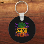 Grappige 67 Meme Wiskunde Docent 6 7 Halloween Vie Sleutelhanger (Voorkant)