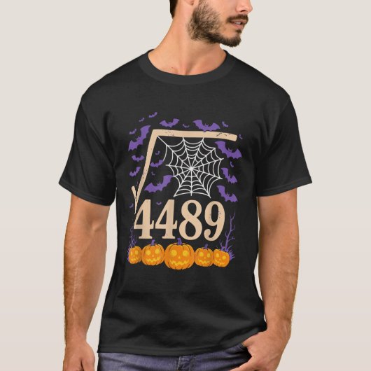 Grappige 67 Meme Wiskunde Docent 6 7 Vierkantswort T-shirt (Voorkant)