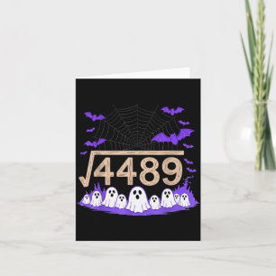 Grappige 67 Meme Wiskunde Leraar 6 7 Halloween Vie Kaart