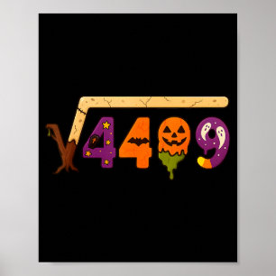 Grappige 67 Meme Wiskunde Leraar 6 7 Halloween Vie Poster