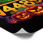Grappige 67 Meme Wiskunde Leraar 6 7 Halloween Vie Poster (Hoek)