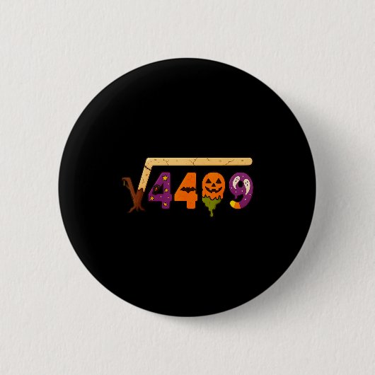 Grappige 67 Meme Wiskundeleraar 6 7 Halloween Vier Ronde Button 5,7 Cm (Voorkant)