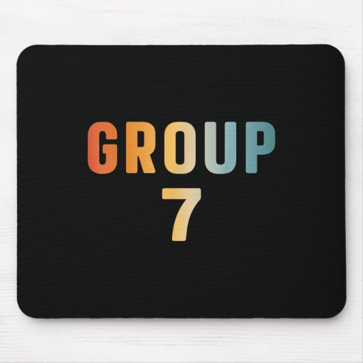 Grappige 67 Meme Zes Zeven Nummer 6 En 7 Groep 7 B Muismat (Voorkant)