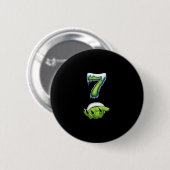 Grappige 67 Meme Zes Zeven Verschrikkelijk Monster Ronde Button 5,7 Cm (Voorkant /achterkant)