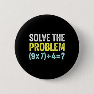 Grappige 67 Meme Zes Zeven Wiskunde Leraar Hersens Ronde Button 5,7 Cm