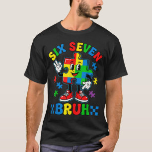Grappige 67 Puzzel Autisme Bewustzijn 6 7 Mannen J T-shirt