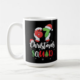 Grappige 67 Six Seven Brianrot Kerstploeg Koffiemok
