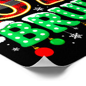 Grappige 67 Six Seven Bruh Meme Kerst Pyjama Fami Poster (Hoek)