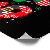 Grappige 67 Six Seven Meme 6-7 Kerstmis Xmas Pyjam Poster (Hoek)