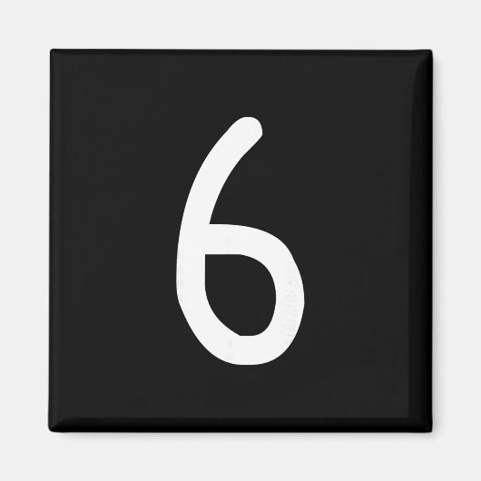 Grappige 67 Six Seven Meme bijpassende Halloween k Magneet (Voorkant)
