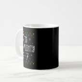 Grappige 67 Six Seven Meme Kerstmis Stoute Nette L Koffiemok (Voorkant links)