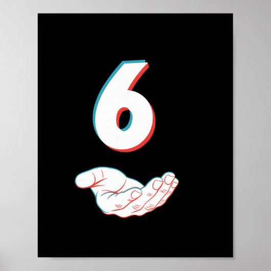Grappige 67 Six Seven Meme Koppel Matching Hallowe Poster (Voorkant)