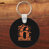 Grappige 67 Six Seven Meme Koppel Matching Hallowe Sleutelhanger (Voorkant)