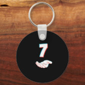 Grappige 67 Six Seven Meme Koppel Matching Hallowe Sleutelhanger (Voorkant)