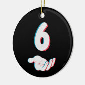 Grappige 67 Six Seven Meme Koppel Matching Keramisch Ornament (Links)