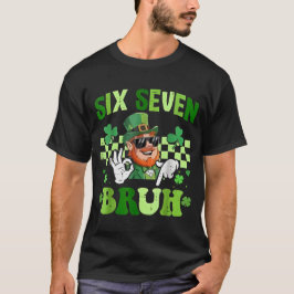 Grappige 67 St Patricks Day Dabbing Leprechaun Six T-shirt