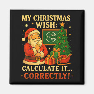Grappige 67 T-shirt Kerstmis Wiskunde 67 Meme – 6  Magneet