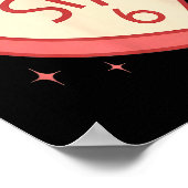 Grappige 67 Valentijnsdag Candy Heart 6 7 Meme Six Poster (Hoek)