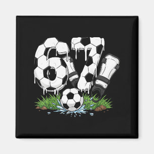Grappige 67 Voetbal Drip Nummer 67 Voetbal Magneet