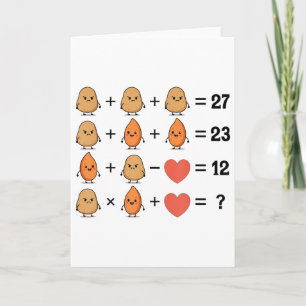 Grappige 67 Volgorde van Operaties Zoete Aardappel Kaart
