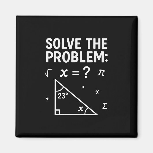 Grappige 67 Wiskunde Meme Los het probleem op Lera Magneet (Voorkant)