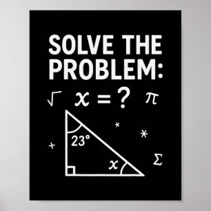 Grappige 67 Wiskunde Meme Los Het Probleem Op Lera Poster