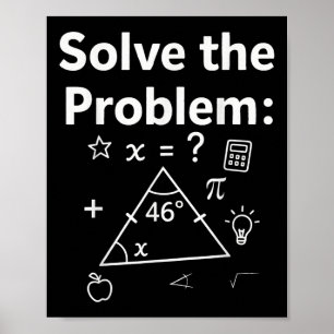 Grappige 67 Wiskunde Meme Los Het Probleem Op Lera Poster