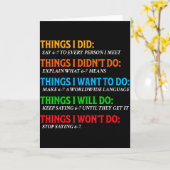 Grappige 67 Zes Zeven 6 7 Meme Dingen Wil Doen 6-7 Kaart (Gele Bloem)