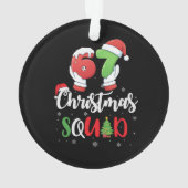 Grappige 67 Zes Zeven Brianrot Kerst Team Ornament (achterkant)