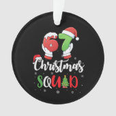 Grappige 67 Zes Zeven Brianrot Kerst Team Ornament (voorkant)