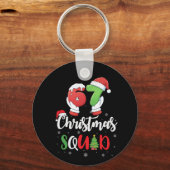 Grappige 67 Zes Zeven Brianrot Kerst Team Sleutelhanger (Achterkant)