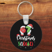 Grappige 67 Zes Zeven Brianrot Kerst Team Sleutelhanger (Voorkant)