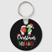 Grappige 67 Zes Zeven Brianrot Kerst Team Sleutelhanger (Achterkant)