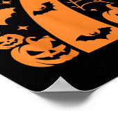 Grappige 67 Zes Zeven Koppel bijpassende Halloween Poster (Hoek)