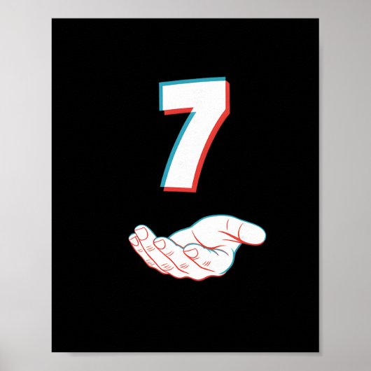 Grappige 67 Zes Zeven Meme Koppel bijpassende Hall Poster (Voorkant)