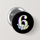 Grappige 67 Zes Zeven Meme Koppel bijpassende Hall Ronde Button 5,7 Cm (Voorkant /achterkant)