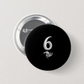 Grappige 67 Zes Zeven Meme Koppel bijpassende Hall Ronde Button 5,7 Cm (Voorkant /achterkant)