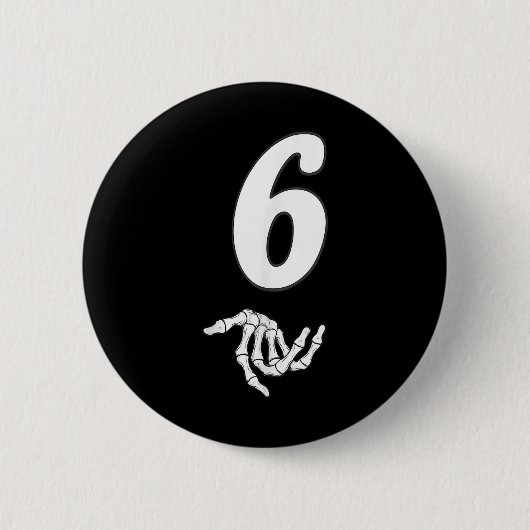Grappige 67 Zes Zeven Meme Koppel bijpassende Hall Ronde Button 5,7 Cm (Voorkant)