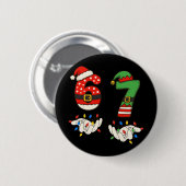 Grappige 67 Zes Zeven Meme Koppel Bijpassende Kers Ronde Button 5,7 Cm (Voorkant /achterkant)