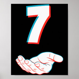 Grappige 67 Zes Zeven Meme Koppel Halloween Poster