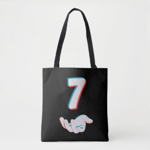 Grappige 67 Zes Zeven Meme Koppel Matchende Tote Bag