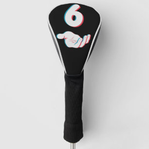 Grappige 67 Zes Zeven Meme Koppel Matching Golfheadcover