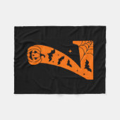 Grappige 67 Zes Zeven Meme Koppel Matching Hallowe Fleece Deken (Voorkant (Horizontaal))