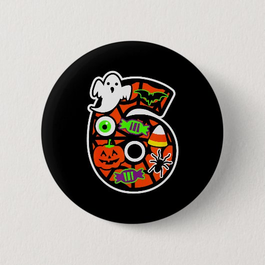 Grappige 67 Zes Zeven Meme Koppel Matching Hallowe Ronde Button 5,7 Cm (Voorkant)