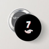 Grappige 67 Zes Zeven Meme Koppel Matching Hallowe Ronde Button 5,7 Cm (Voorkant /achterkant)
