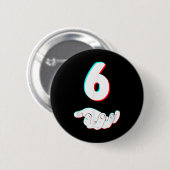 Grappige 67 Zes Zeven Meme Koppel Matching Hallowe Ronde Button 5,7 Cm (Voorkant /achterkant)
